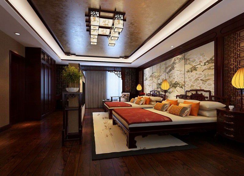 酒店卧室中式风格
