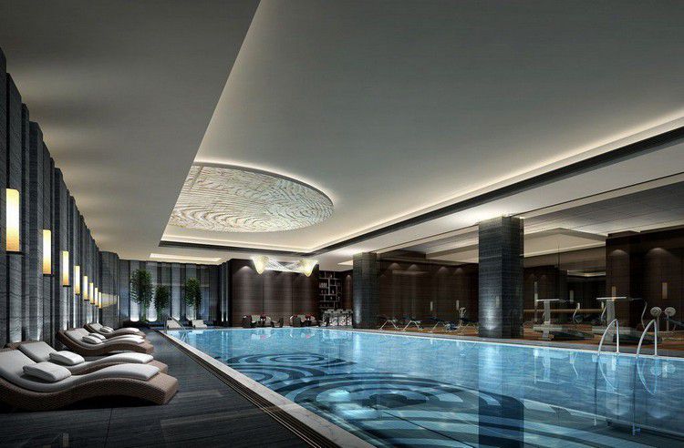 CCD--重庆华宇豪生酒店装修游泳池效果图